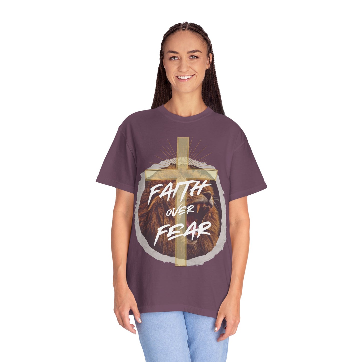 Faith over Fear Lion T-Shirt
