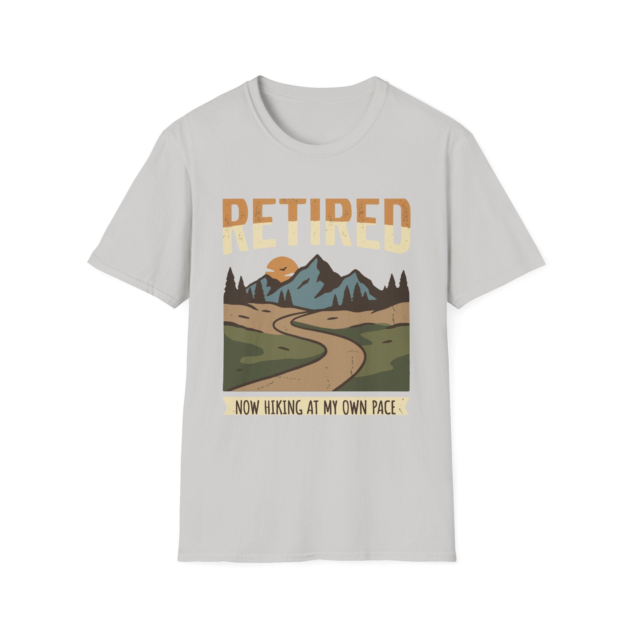 Retired Hiking My Own Pace Tee Shirt
