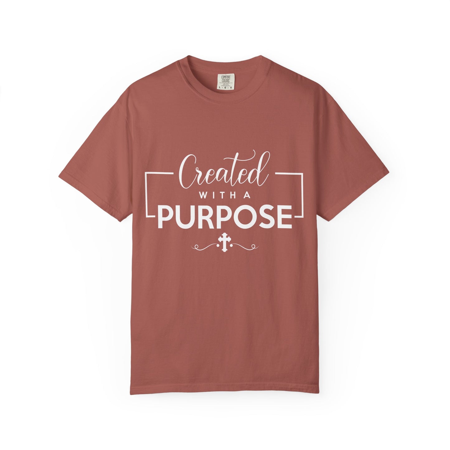 Created with a Purpose Unisex Garment-Dyed T-Shirt" Comfort Colors 1717