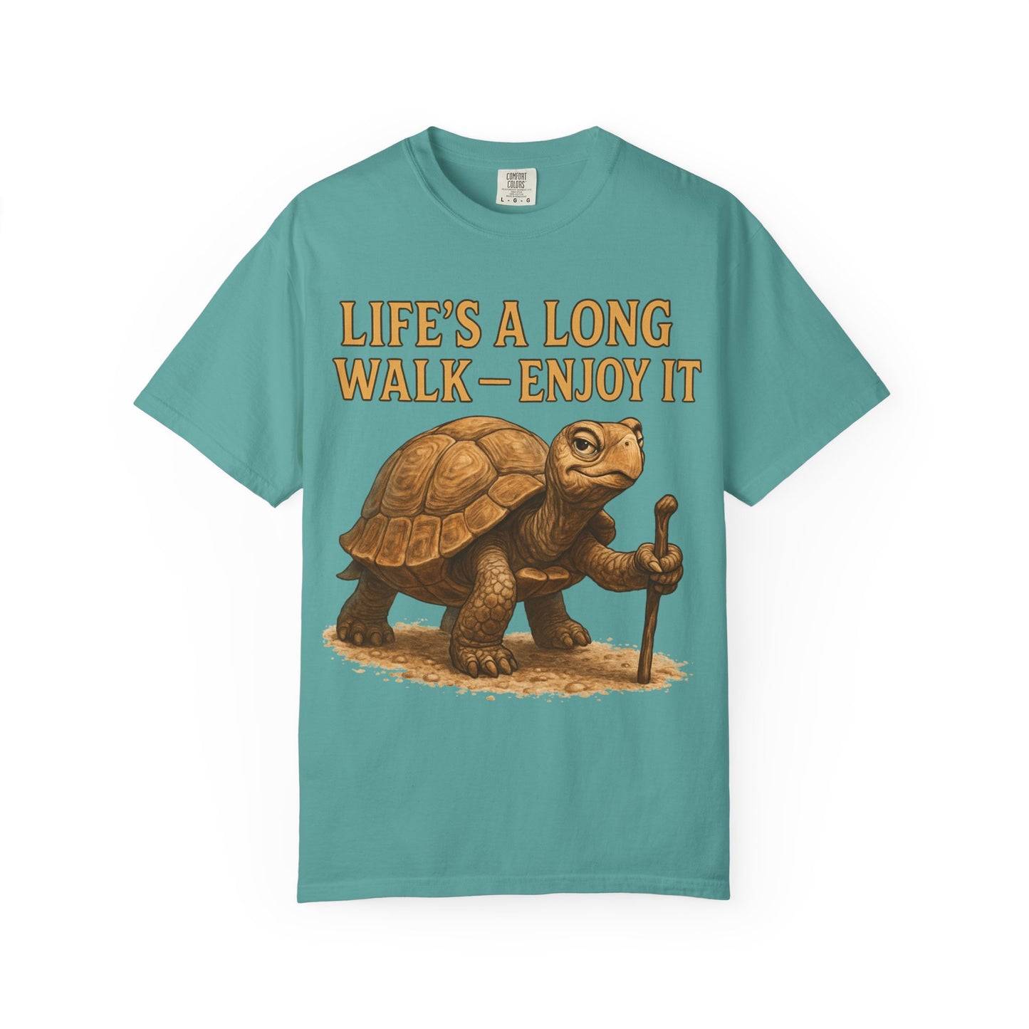T-shirt - Slow and Methodical Tortoise Design