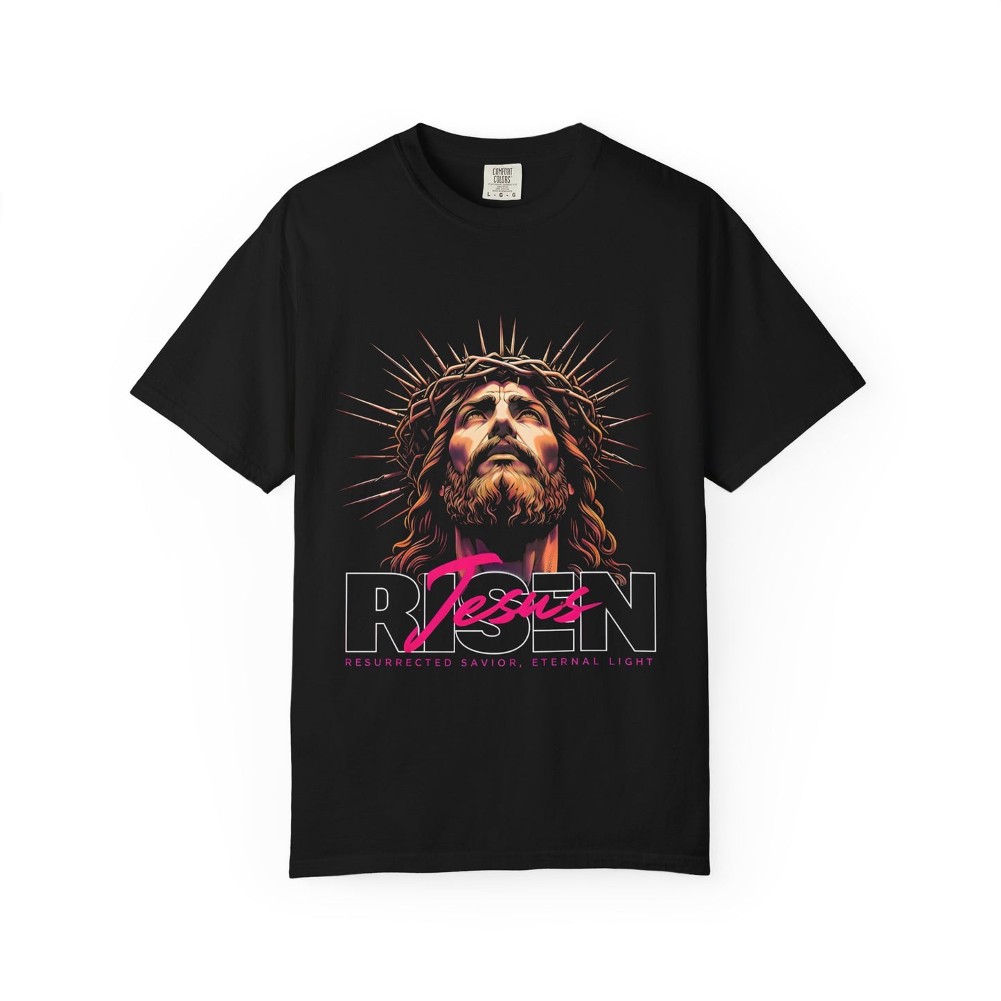 Unisex Jesus Graphic T-Shirt - Resurrected Savior, Eternal Light