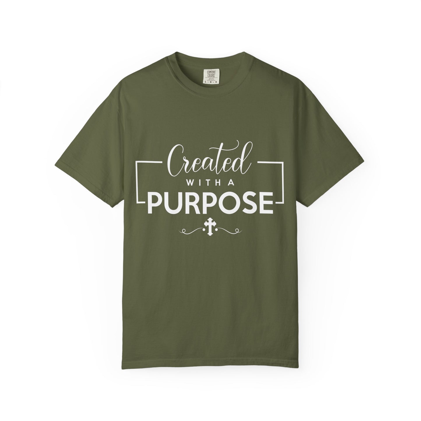 Created with a Purpose Unisex Garment-Dyed T-Shirt" Comfort Colors 1717