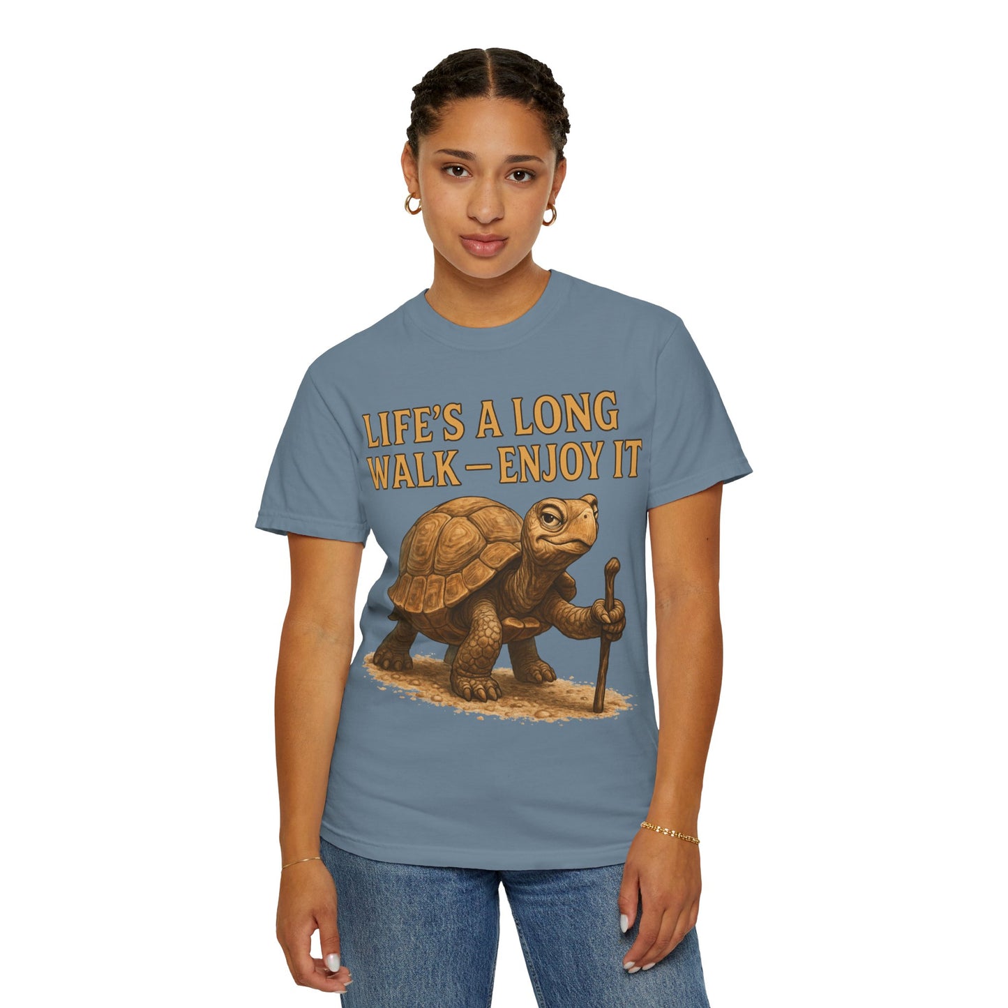 T-shirt - Slow and Methodical Tortoise Design