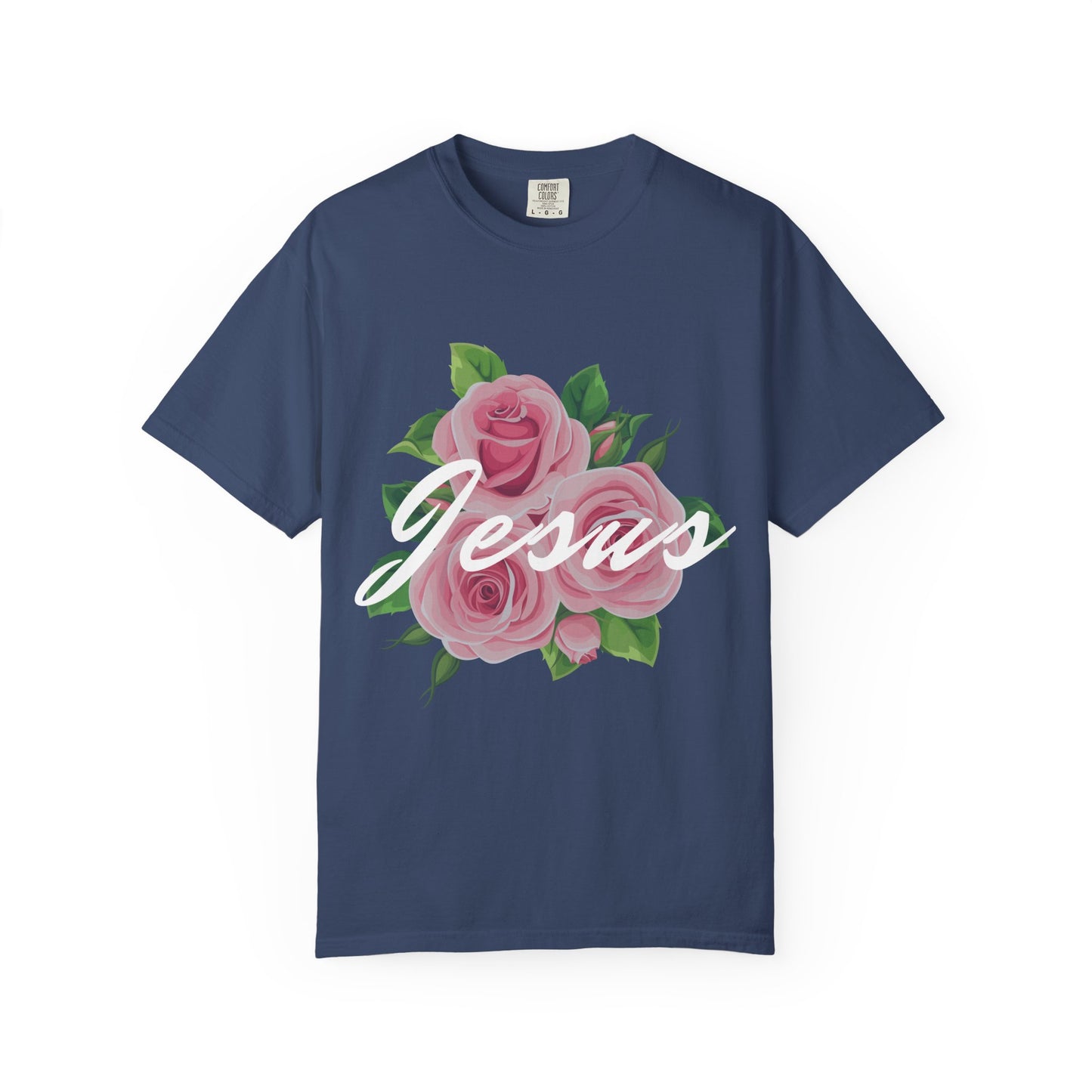 Jesus Floral T-shirt, Vintage Shirt, Christian Apparel, Flower Graphic Tee, Faith-based Gift, Unisex Fashion