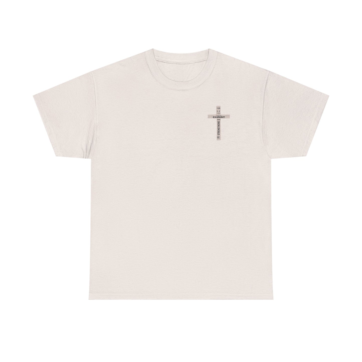 Faith-Inspired Tee - 'I Can Do All Things Through Christ'