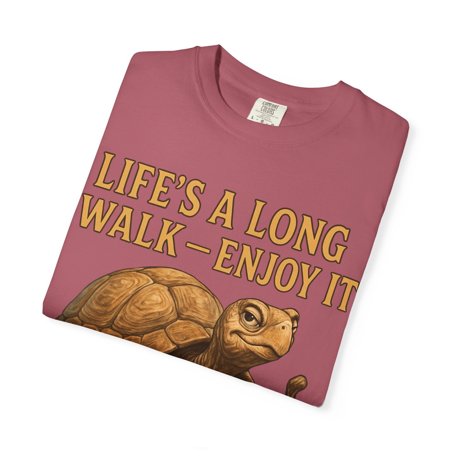 T-shirt - Slow and Methodical Tortoise Design