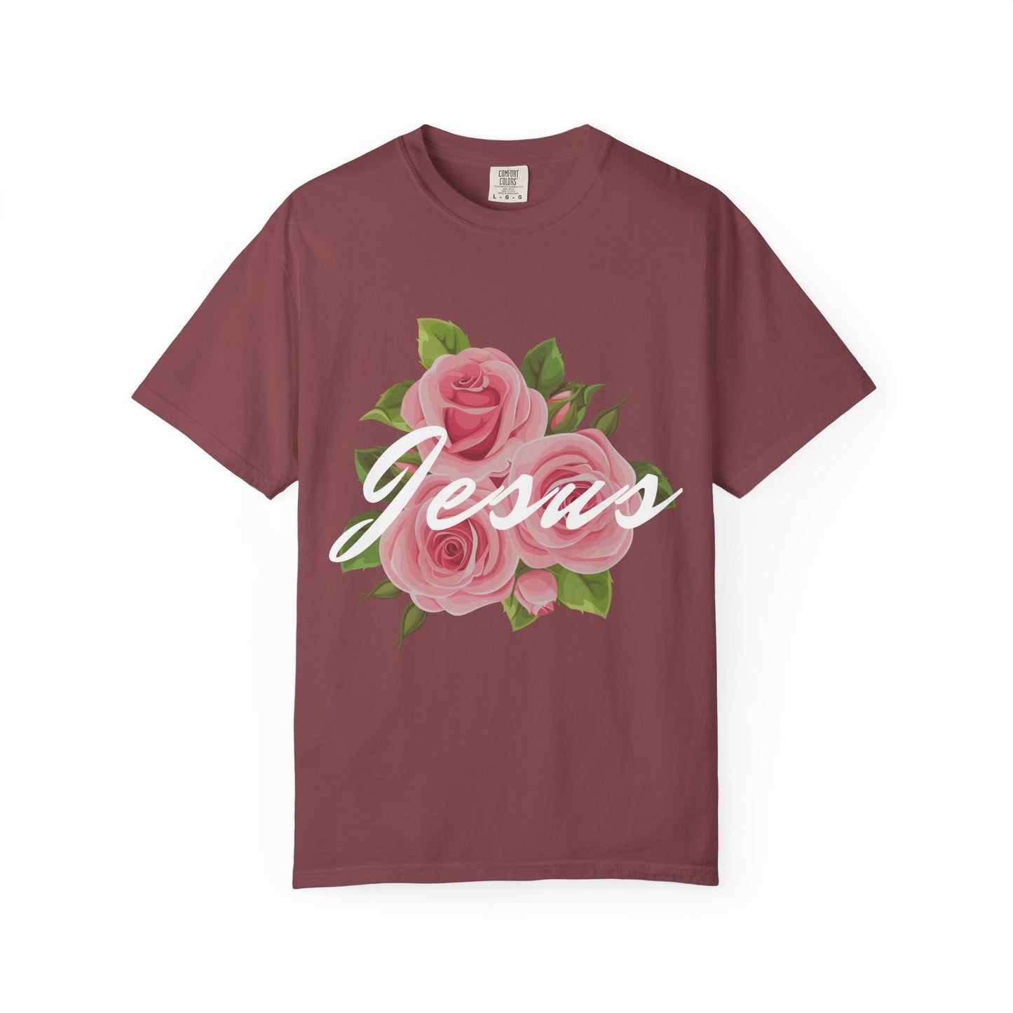 Jesus Floral T-shirt, Vintage Shirt, Christian Apparel, Flower Graphic Tee, Faith-based Gift, Unisex Fashion