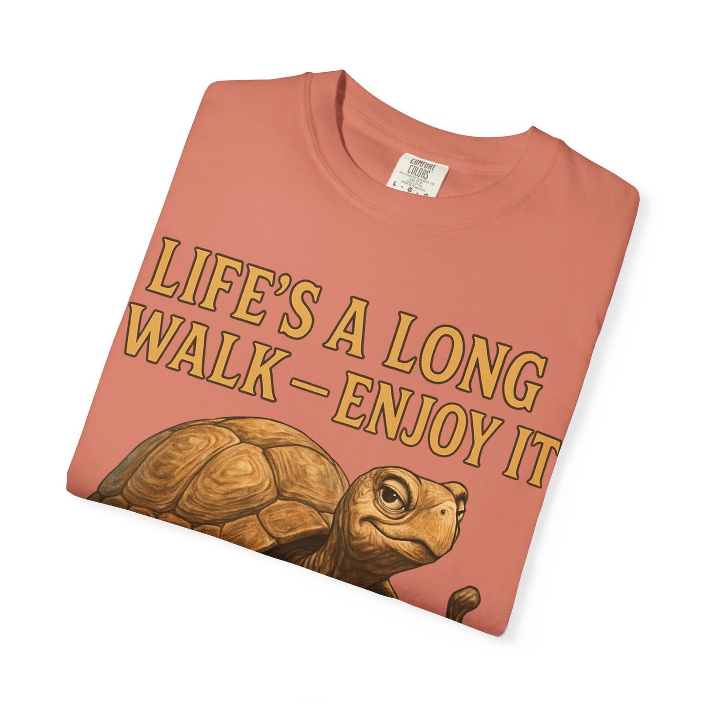 T-shirt - Slow and Methodical Tortoise Design