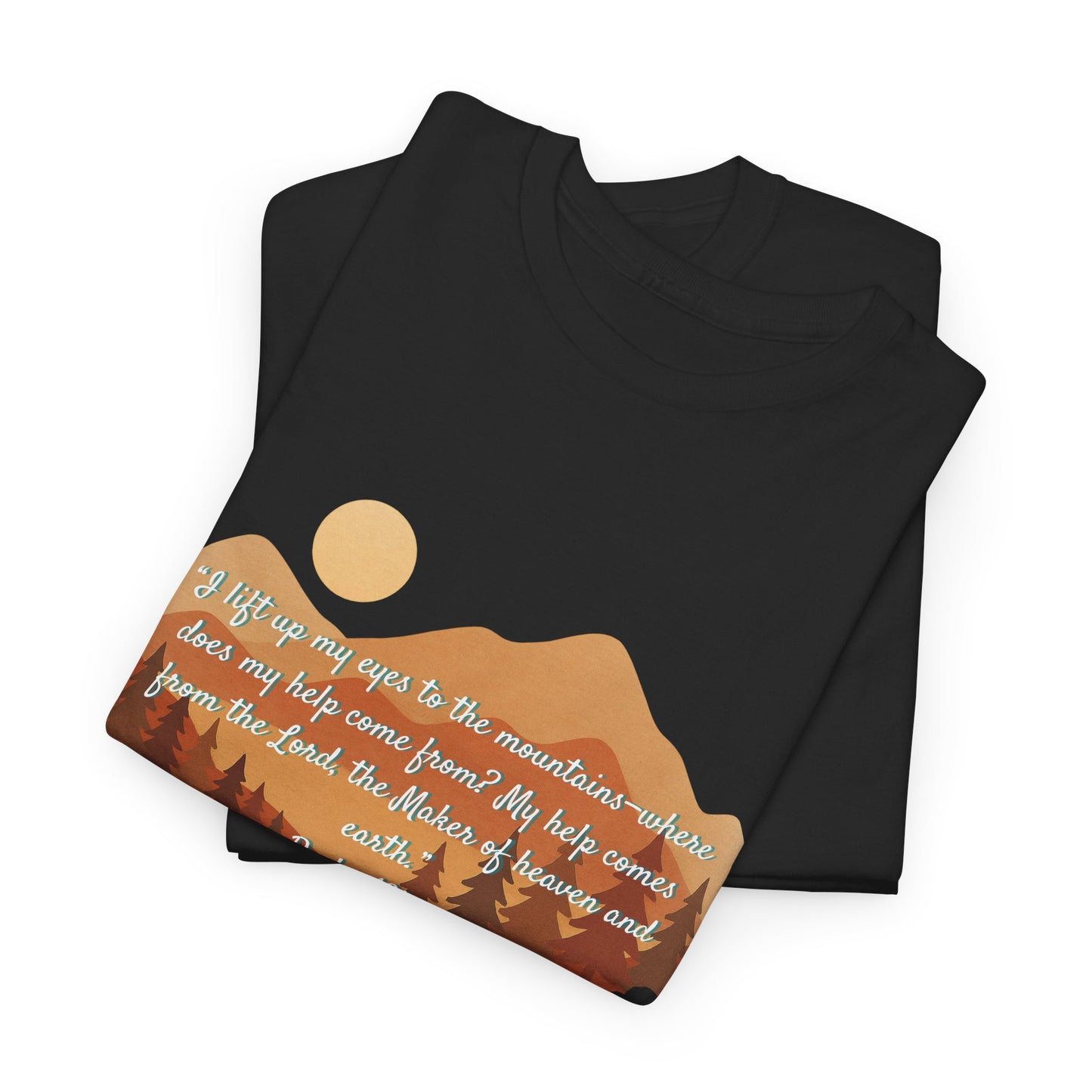 Nature-Inspired Unisex Heavy Cotton Tee, Adventure Tee, Outdoor Lover Shirt, Gift for Hikers, Motivational Tee, Eco-Friendly Fashion