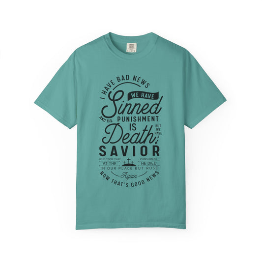Faith Inspirational Unisex T-Shirt 'We have Sinned'
