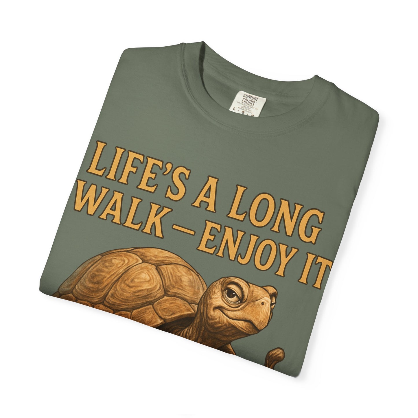 T-shirt - Slow and Methodical Tortoise Design