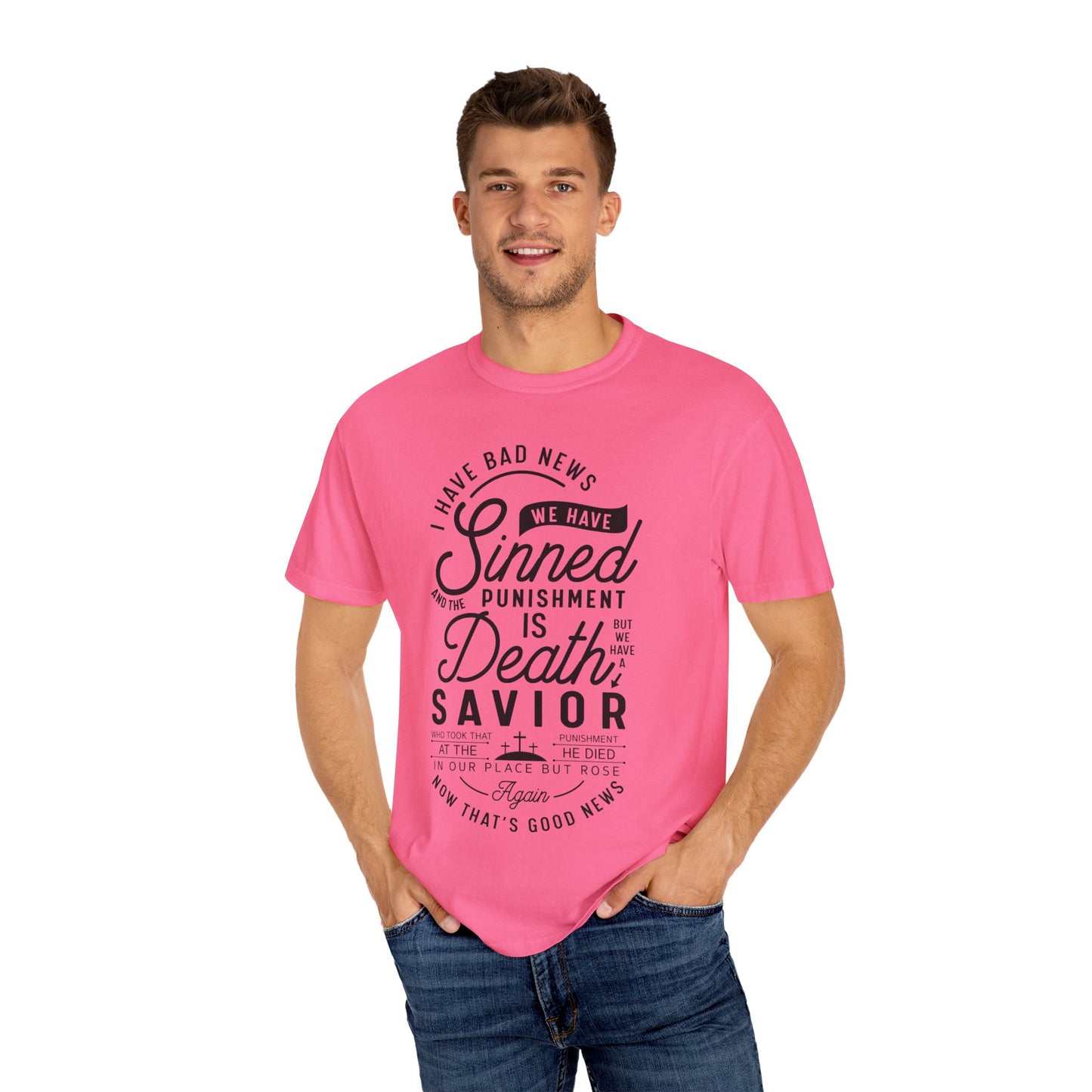 Faith Inspirational Unisex T-Shirt 'We have Sinned'