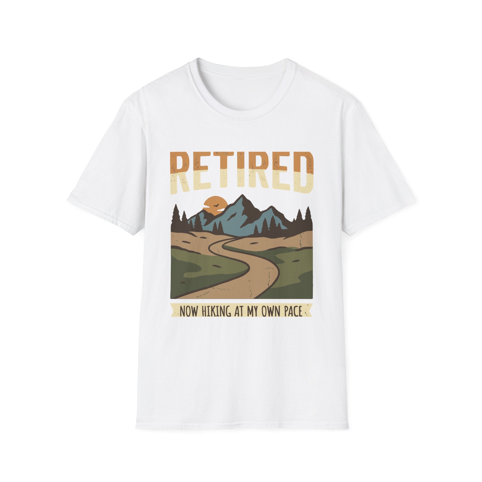 Retired Hiking My Own Pace Tee Shirt