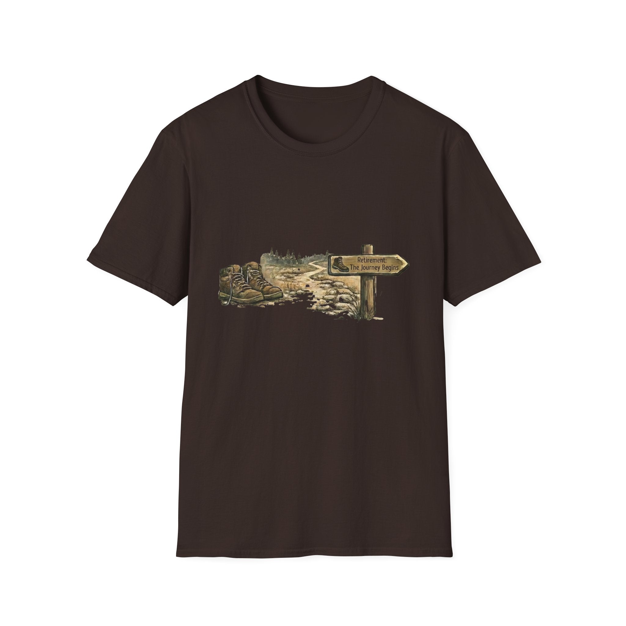 Retirement The Journey Begins Tee Shirt