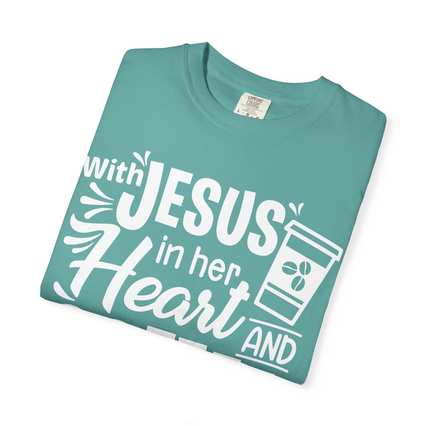 Christian Graphic T-Shirt - Unstoppable Jesus and Coffee Tee