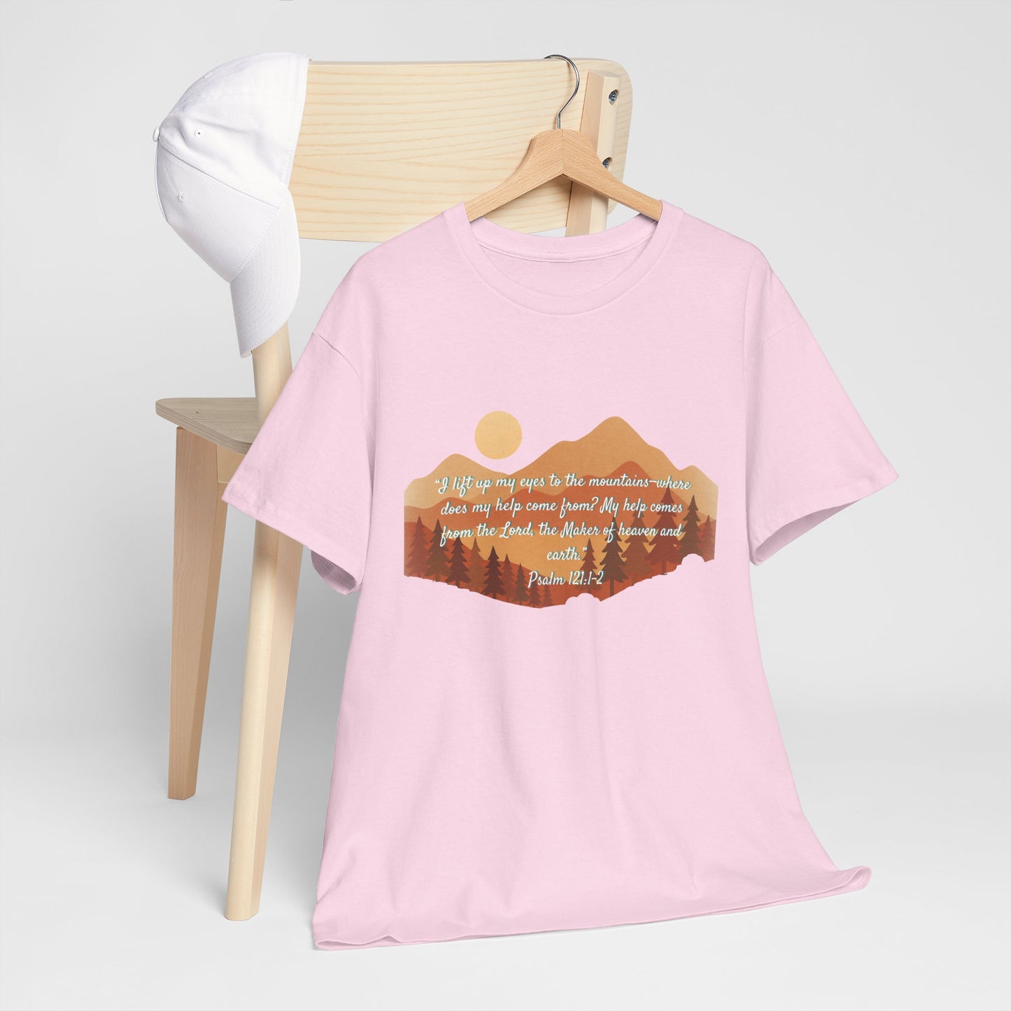 Nature-Inspired Unisex Heavy Cotton Tee, Adventure Tee, Outdoor Lover Shirt, Gift for Hikers, Motivational Tee, Eco-Friendly Fashion