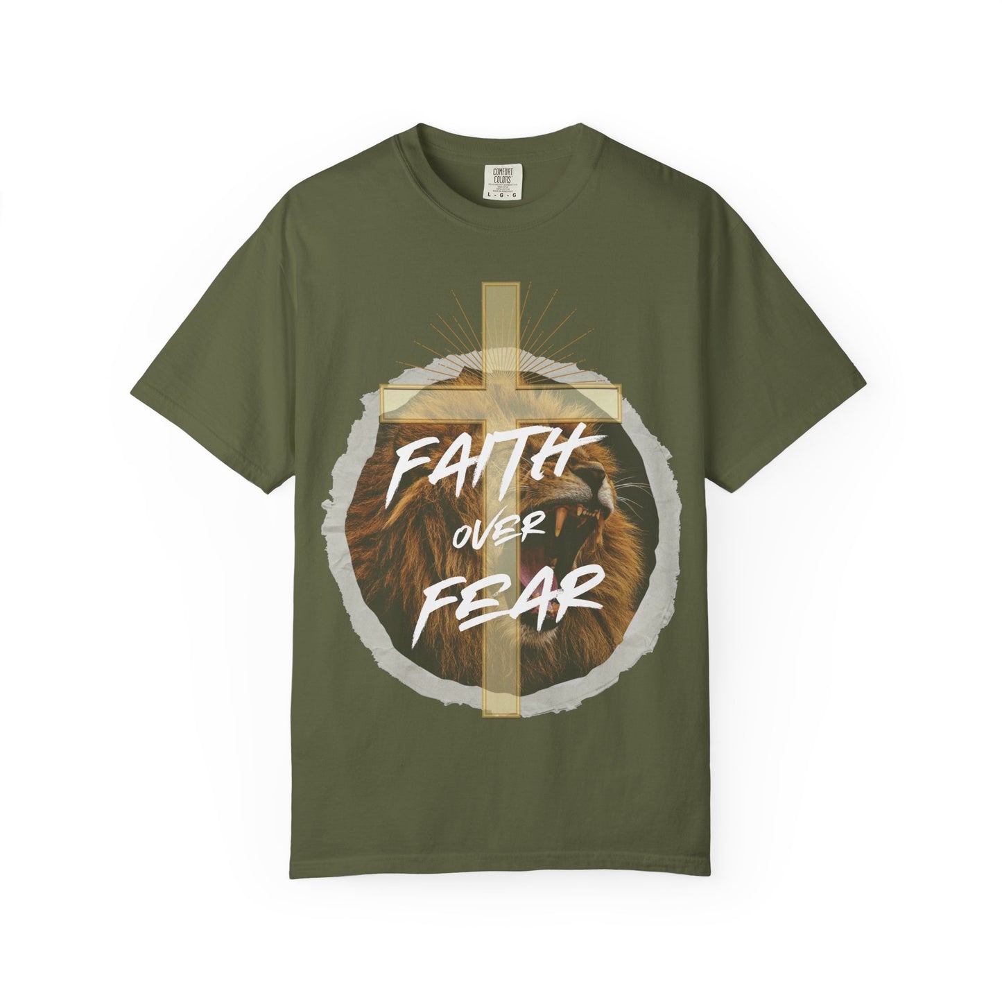 Faith over Fear Lion T-Shirt