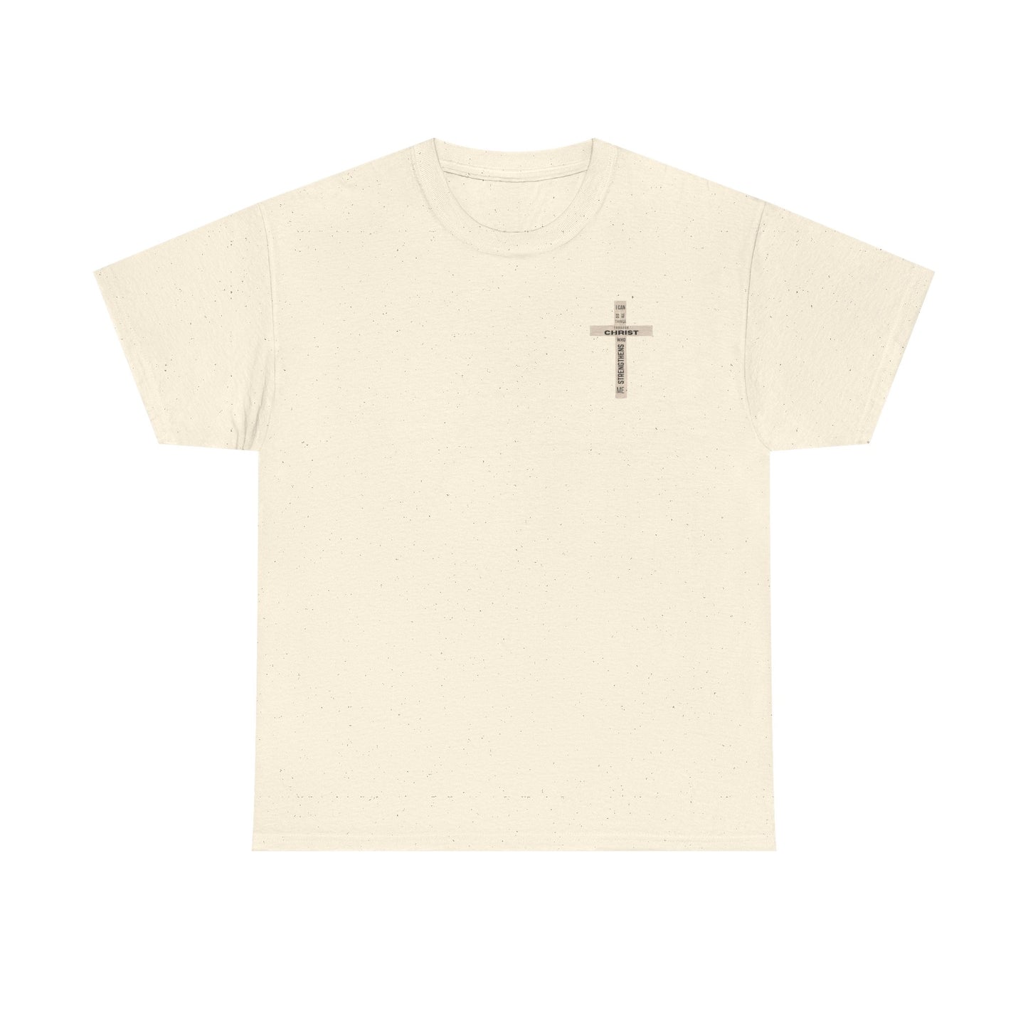 Faith-Inspired Tee - 'I Can Do All Things Through Christ'