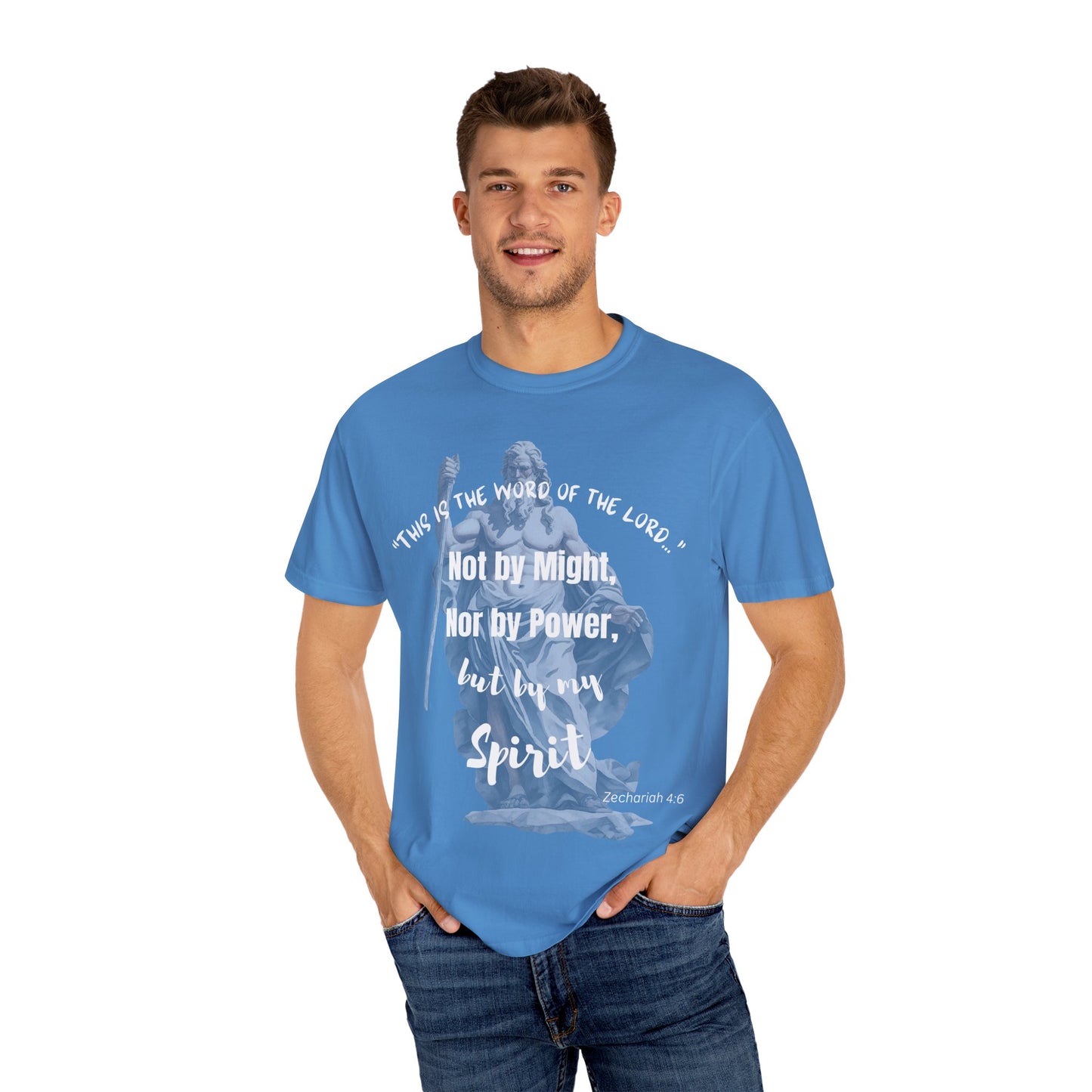Inspirational Scripture T-Shirt - Not by Might, but by Spirit
