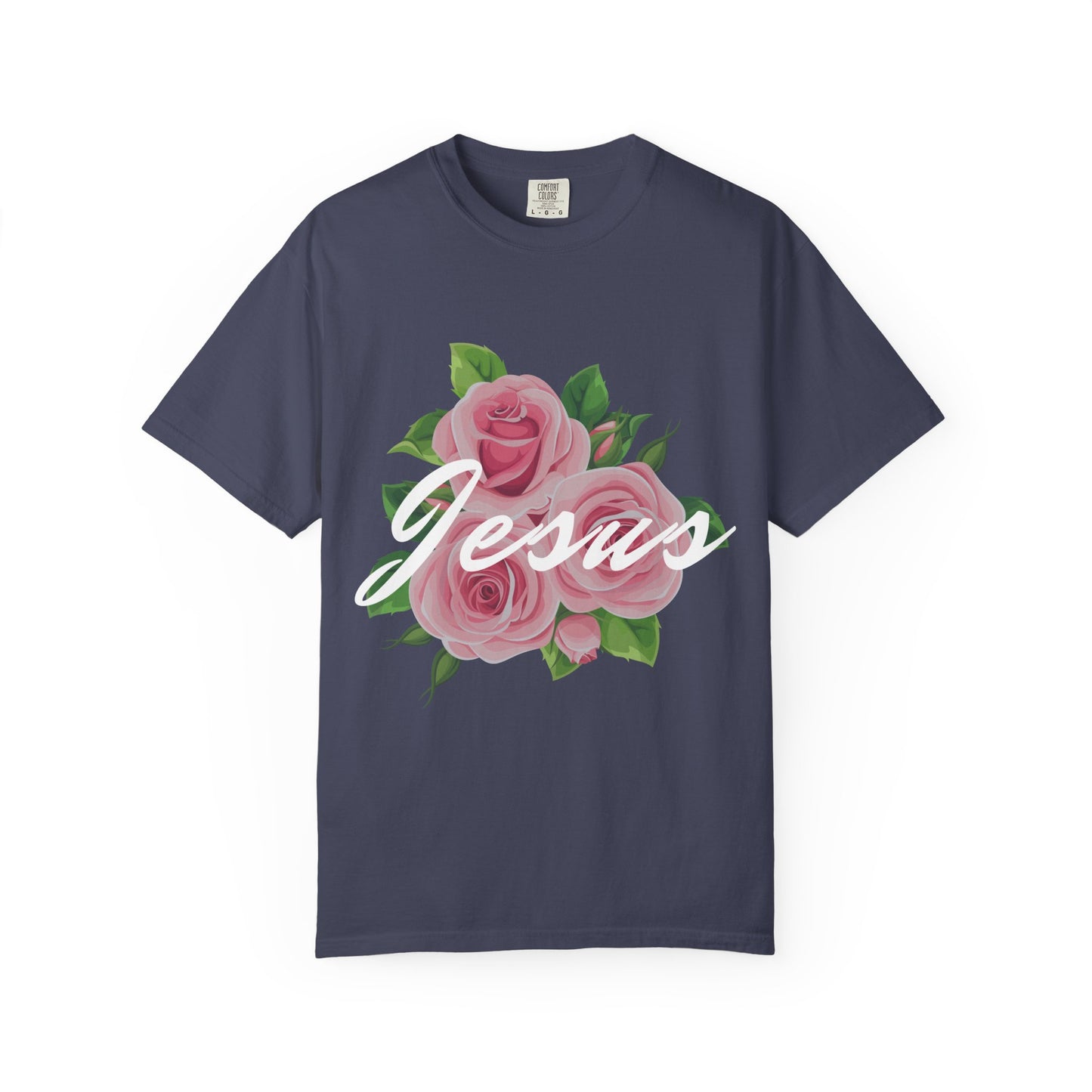 Jesus Floral T-shirt, Vintage Shirt, Christian Apparel, Flower Graphic Tee, Faith-based Gift, Unisex Fashion