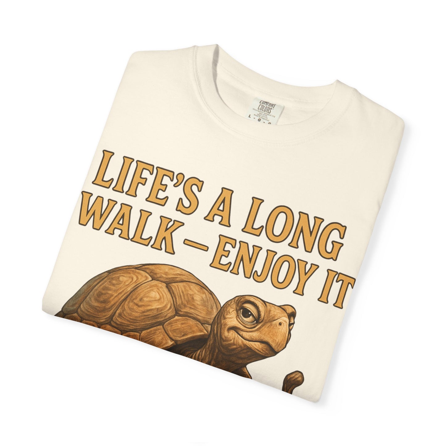T-shirt - Slow and Methodical Tortoise Design