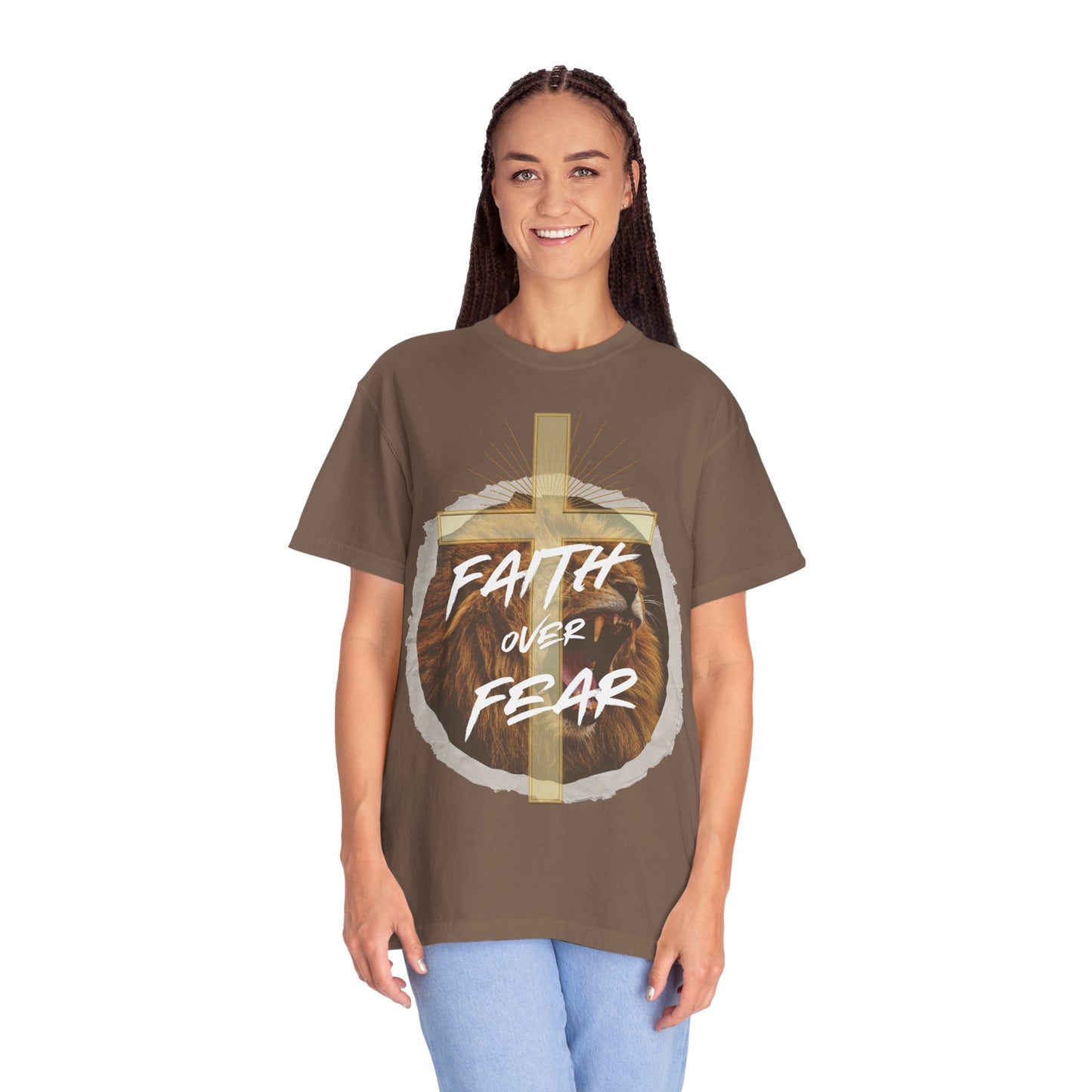 Faith over Fear Lion T-Shirt