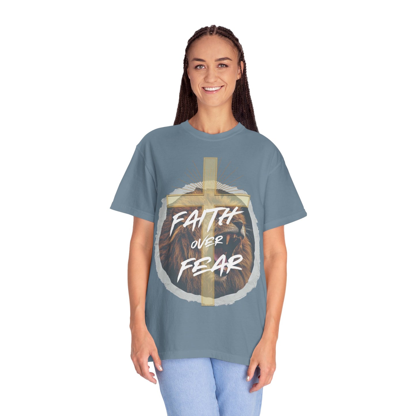 Faith over Fear Lion T-Shirt