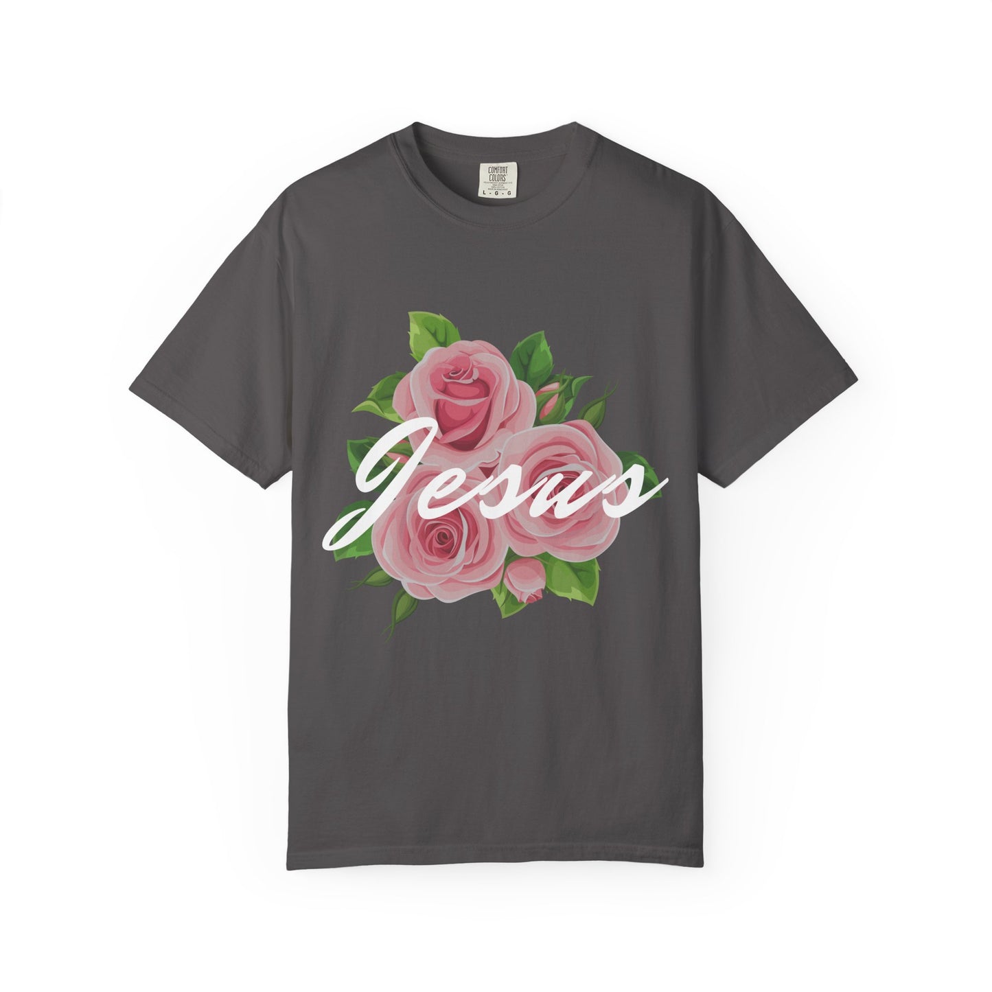 Jesus Floral T-shirt, Vintage Shirt, Christian Apparel, Flower Graphic Tee, Faith-based Gift, Unisex Fashion