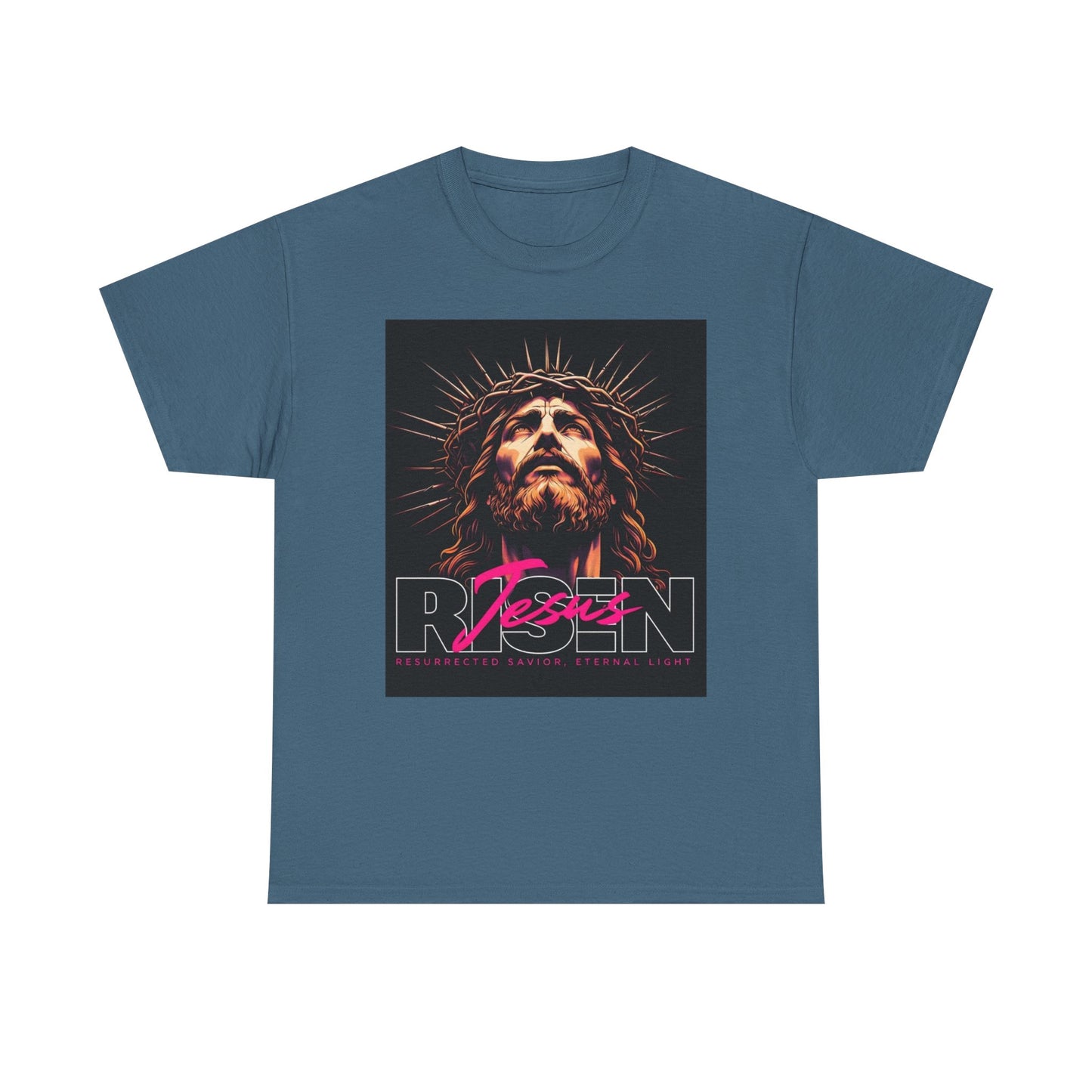 Faith Inspired Unisex Heavy Cotton Tee - Jesus Design