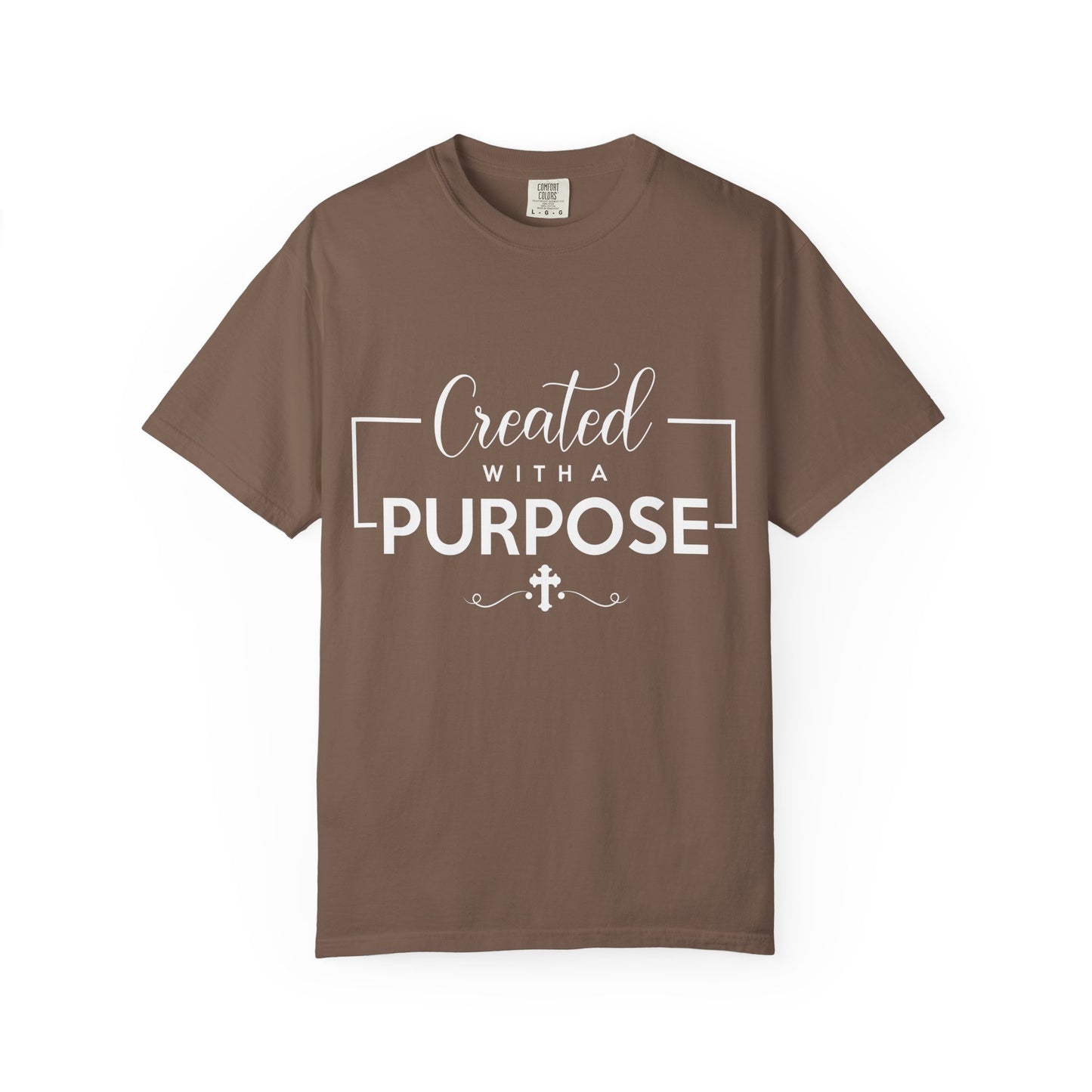 Created with a Purpose Unisex Garment-Dyed T-Shirt" Comfort Colors 1717