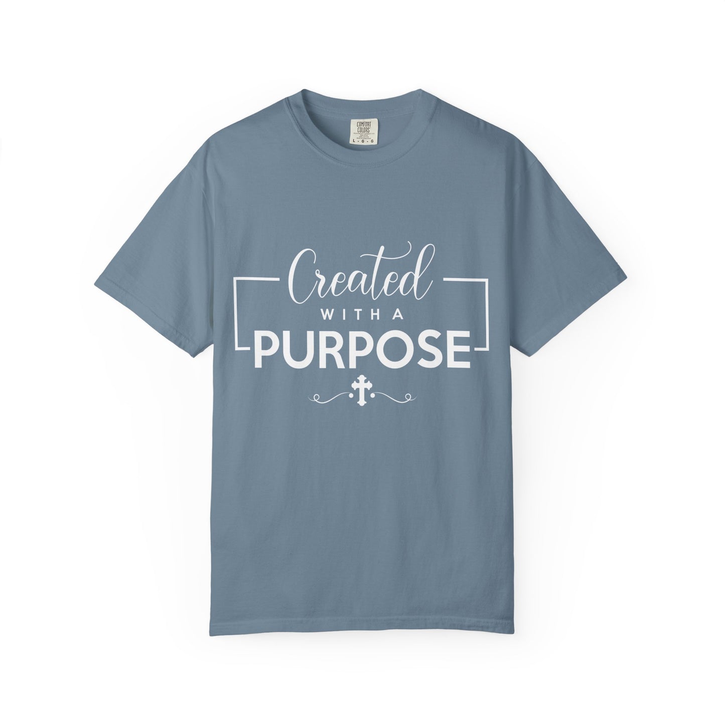 Created with a Purpose Unisex Garment-Dyed T-Shirt" Comfort Colors 1717