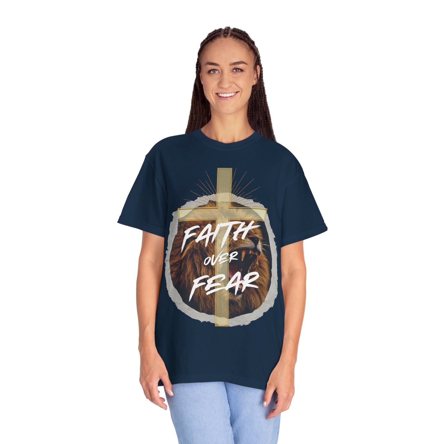 Faith over Fear Lion T-Shirt