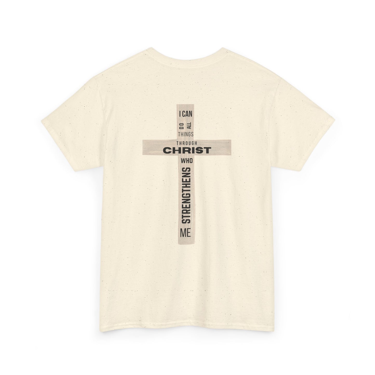 Faith-Inspired Tee - 'I Can Do All Things Through Christ'