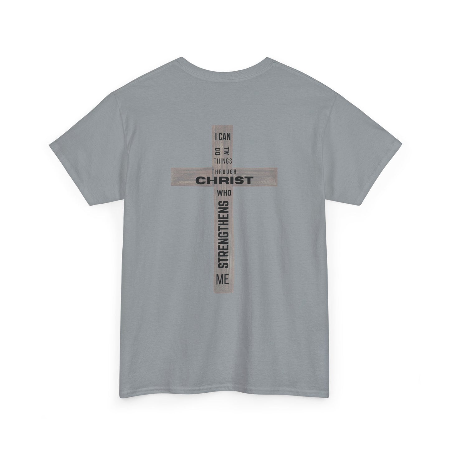 Faith-Inspired Tee - 'I Can Do All Things Through Christ'