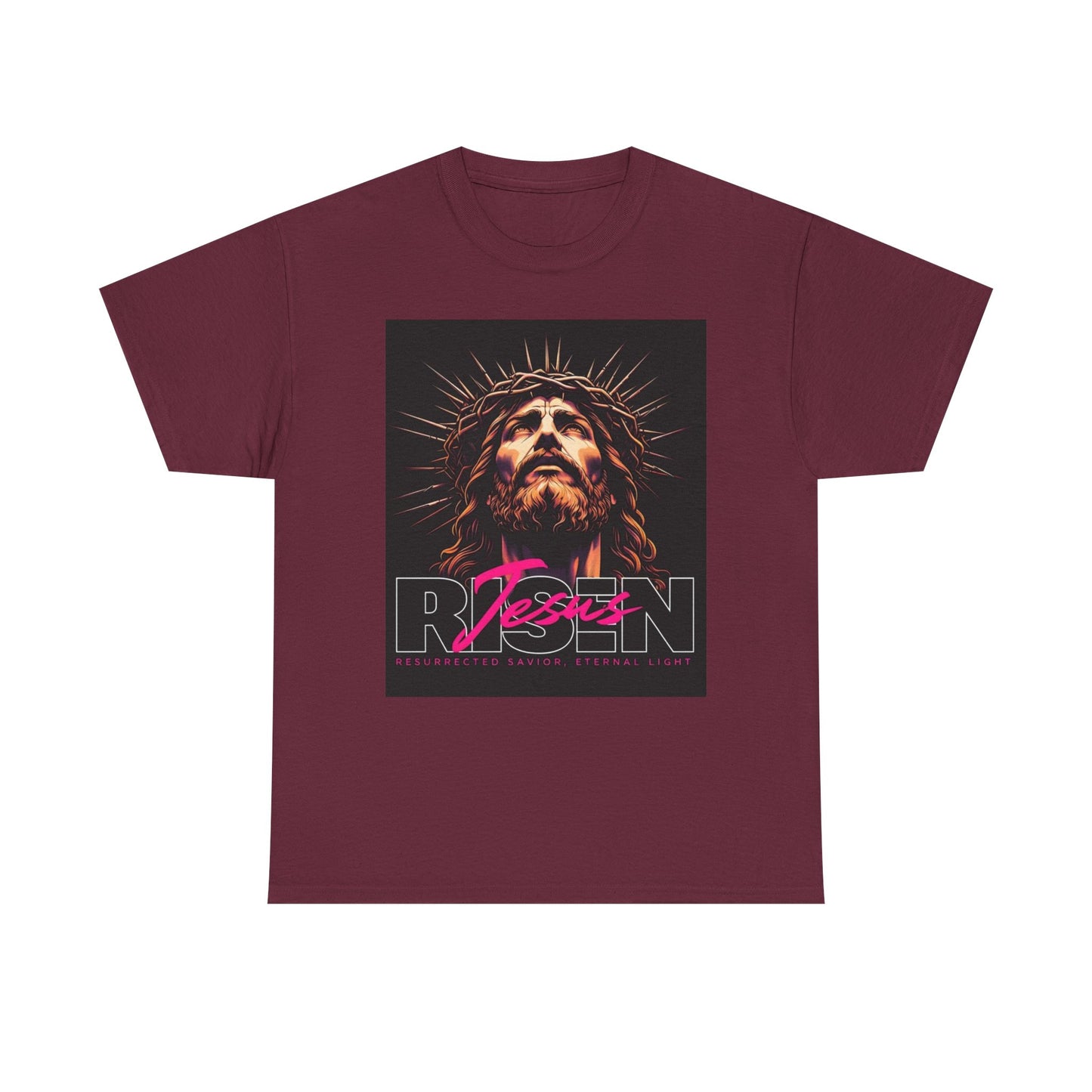 Faith Inspired Unisex Heavy Cotton Tee - Jesus Design