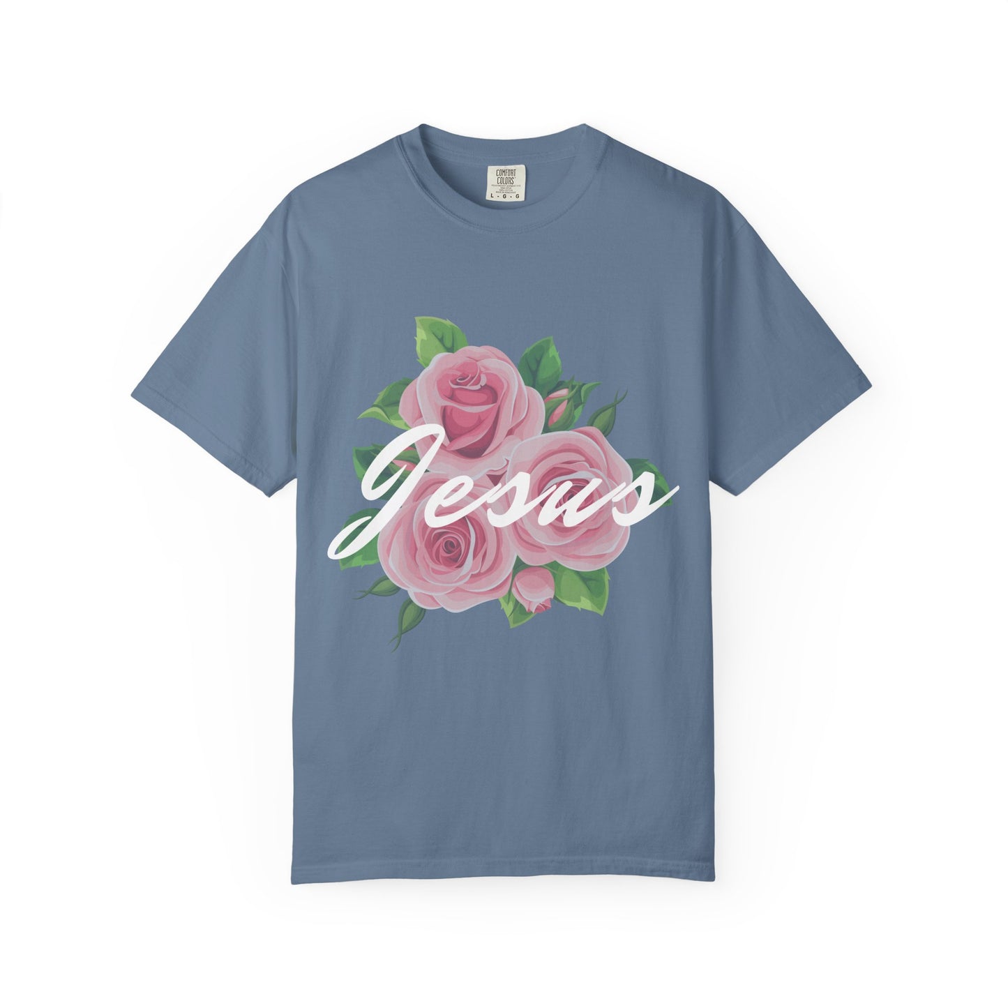Jesus Floral T-shirt, Vintage Shirt, Christian Apparel, Flower Graphic Tee, Faith-based Gift, Unisex Fashion