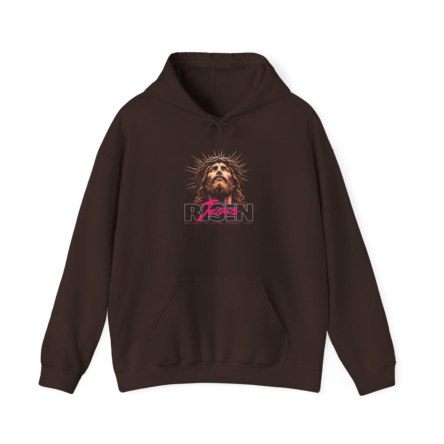 Risen Jesus Graphic Hooded Sweatshirt - Unisex Heavy Blend™
