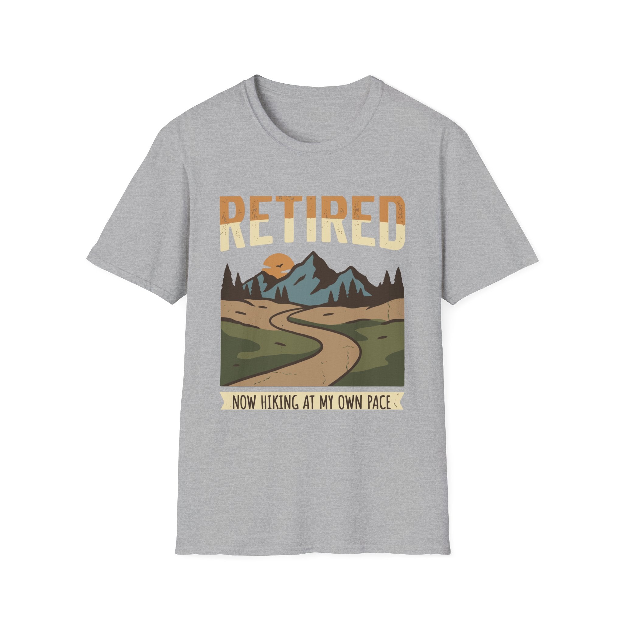 Retired Hiking My Own Pace Tee Shirt