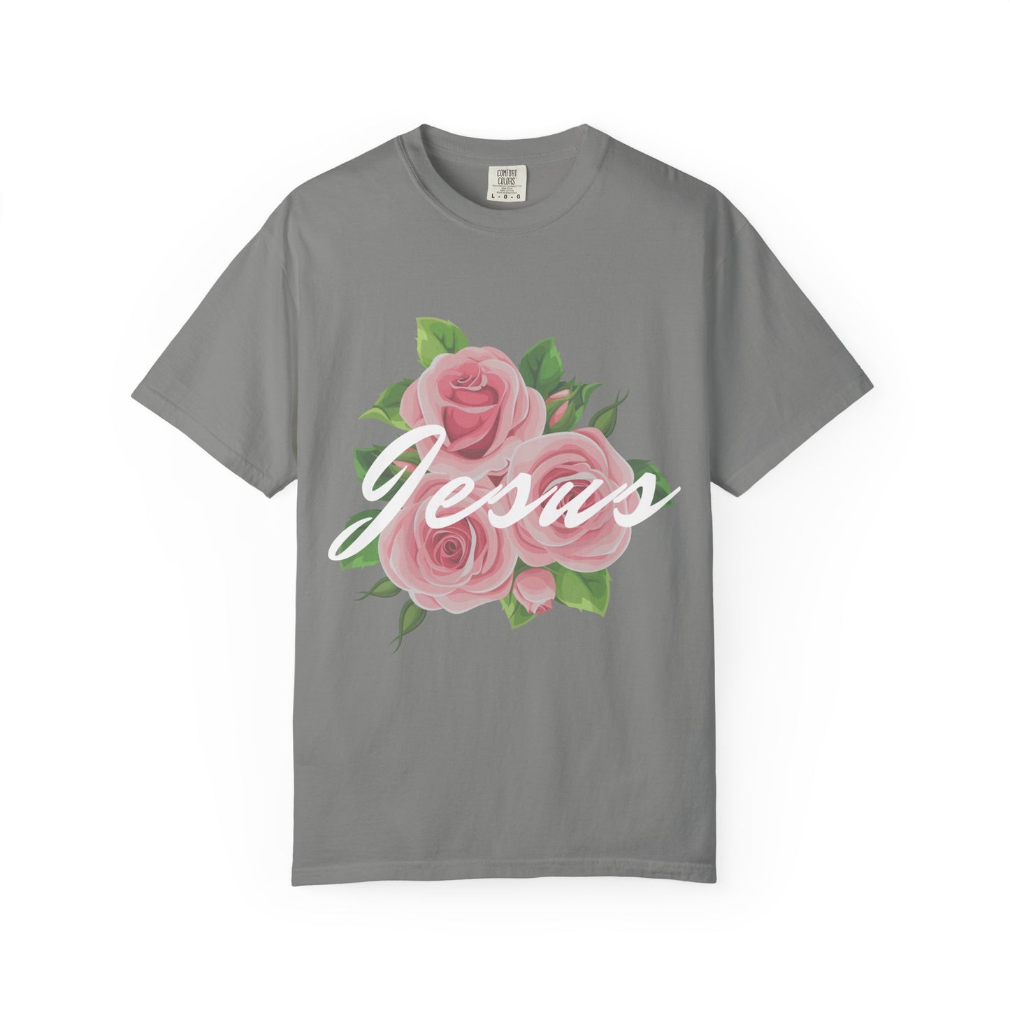 Jesus Floral T-shirt, Vintage Shirt, Christian Apparel, Flower Graphic Tee, Faith-based Gift, Unisex Fashion