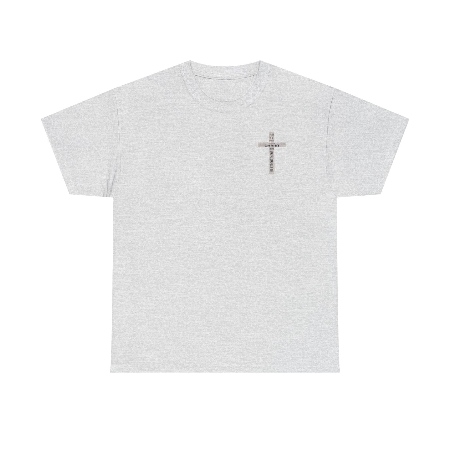 Faith-Inspired Tee - 'I Can Do All Things Through Christ'
