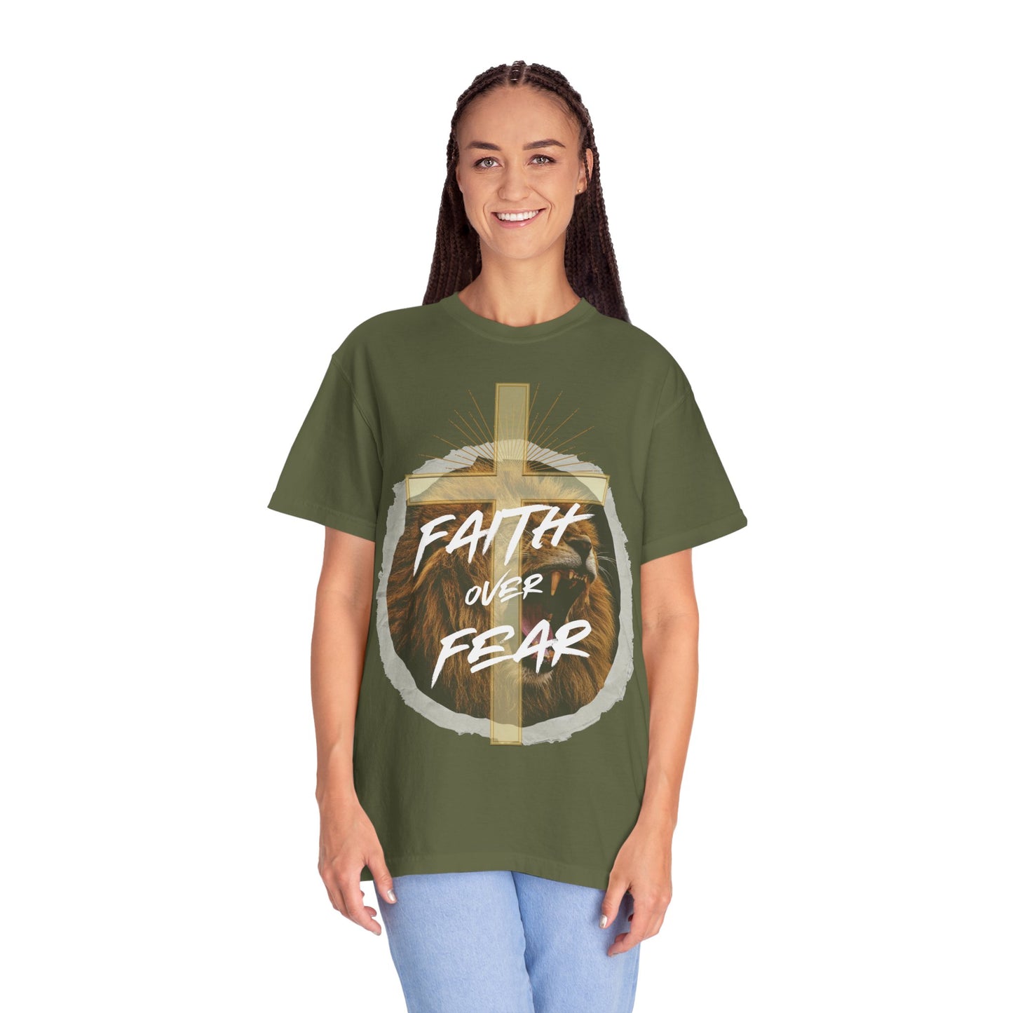 Faith over Fear Lion T-Shirt