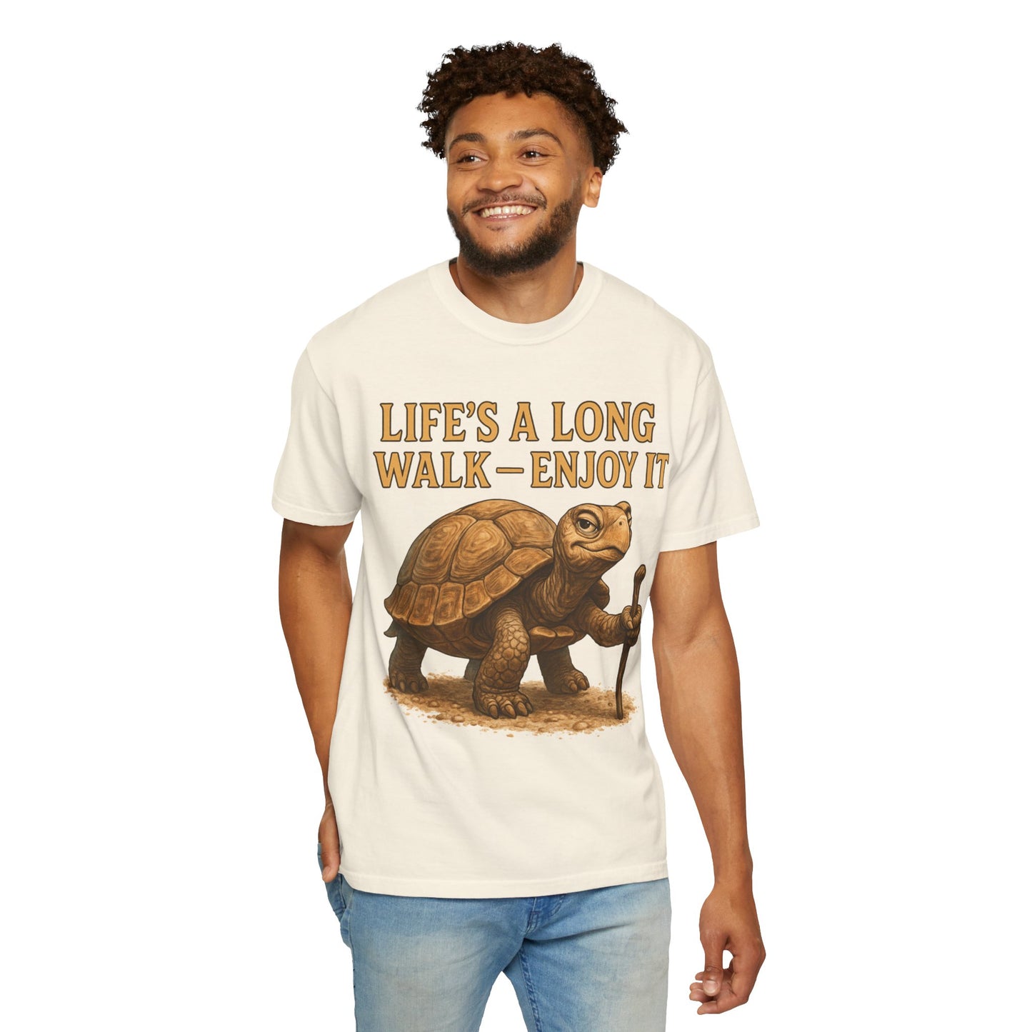T-shirt - Slow and Methodical Tortoise Design
