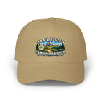 Trail Tested • Faith Approved Dad Cap — Outdoor Mountain Embroidered Baseball Hat