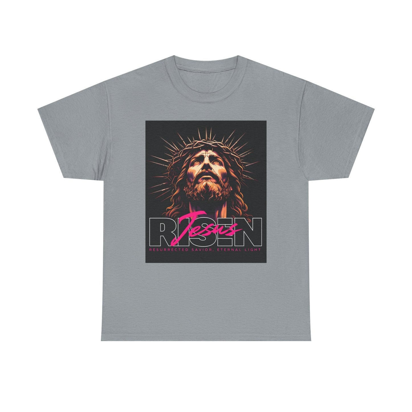 Faith Inspired Unisex Heavy Cotton Tee - Jesus Design