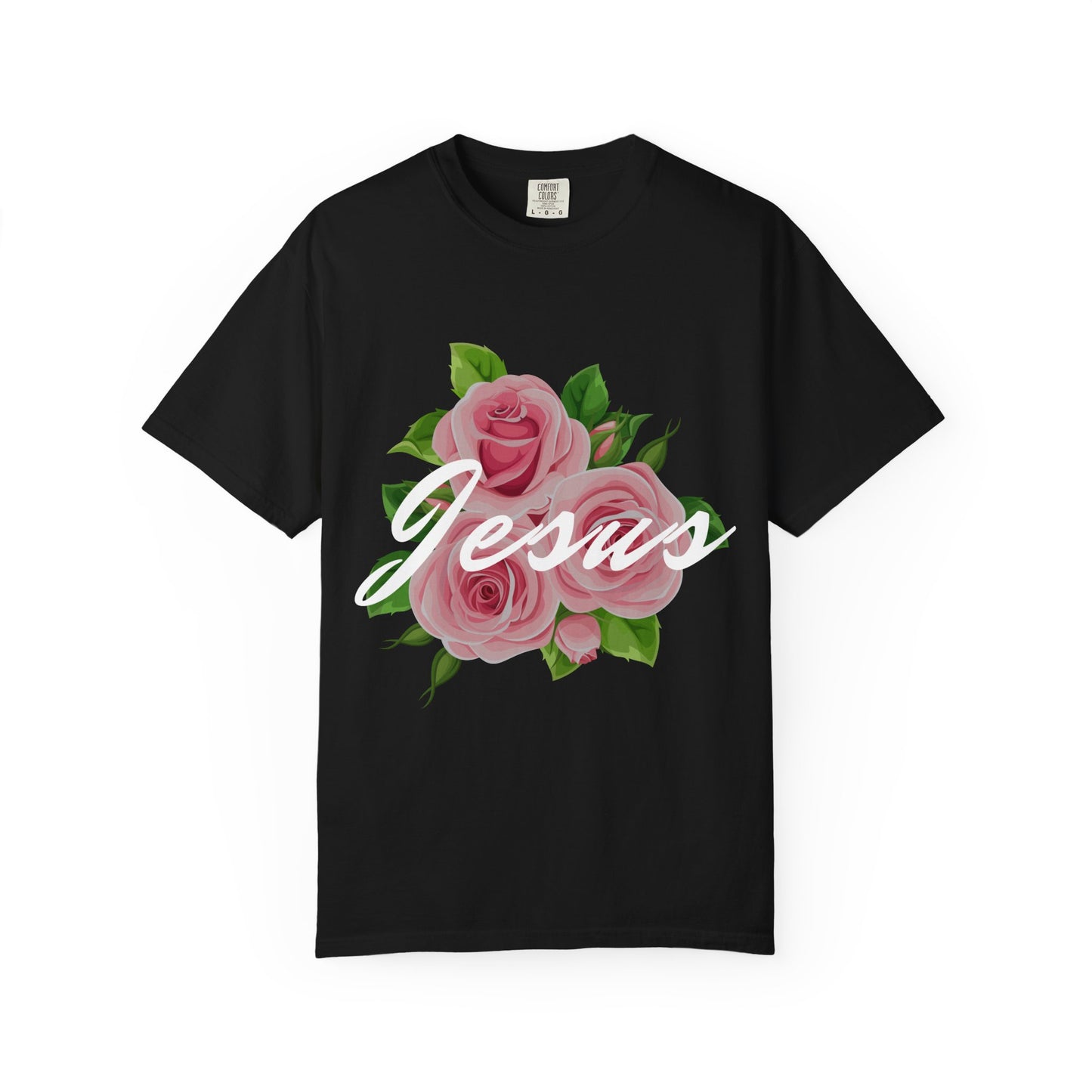 Jesus Floral T-shirt, Vintage Shirt, Christian Apparel, Flower Graphic Tee, Faith-based Gift, Unisex Fashion