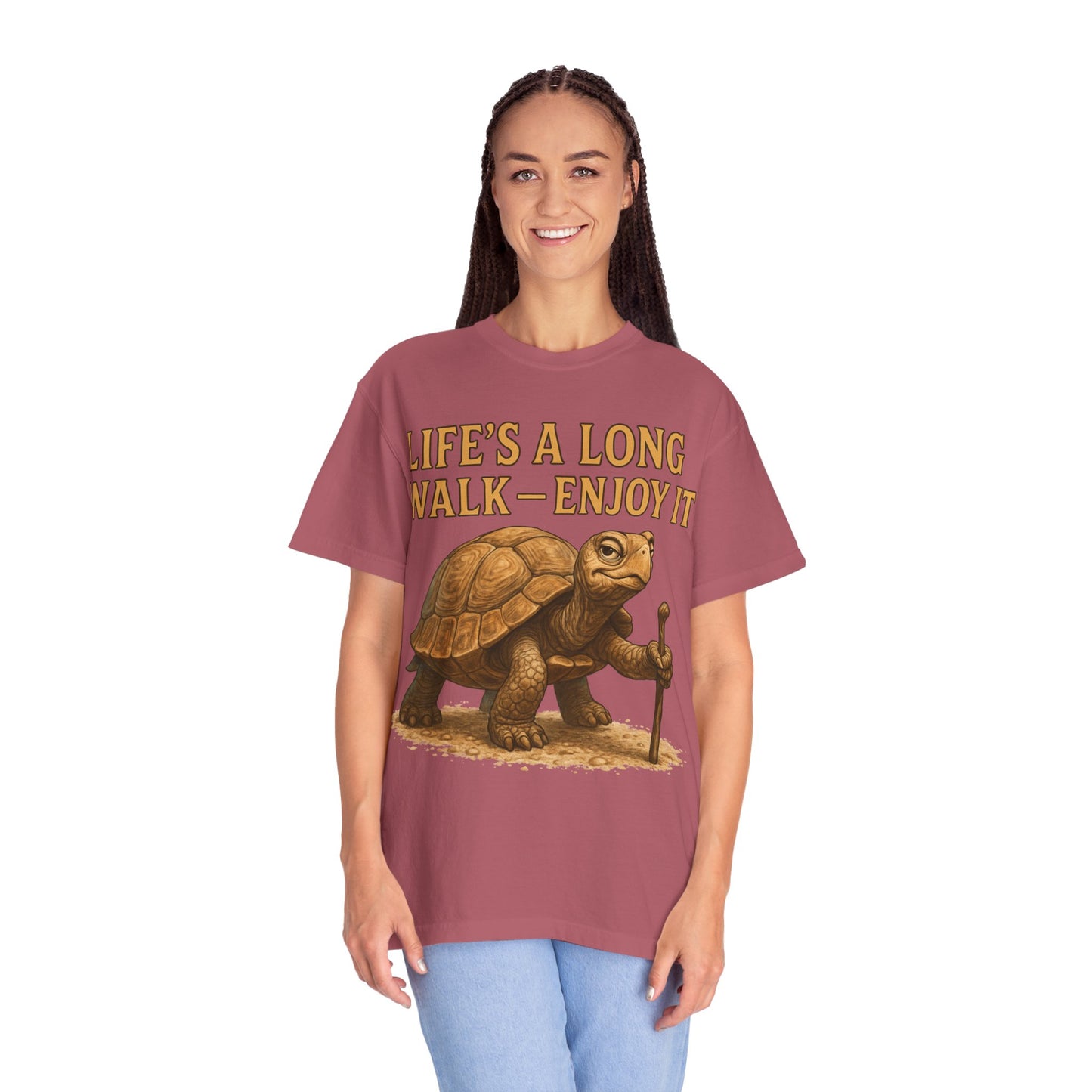 T-shirt - Slow and Methodical Tortoise Design