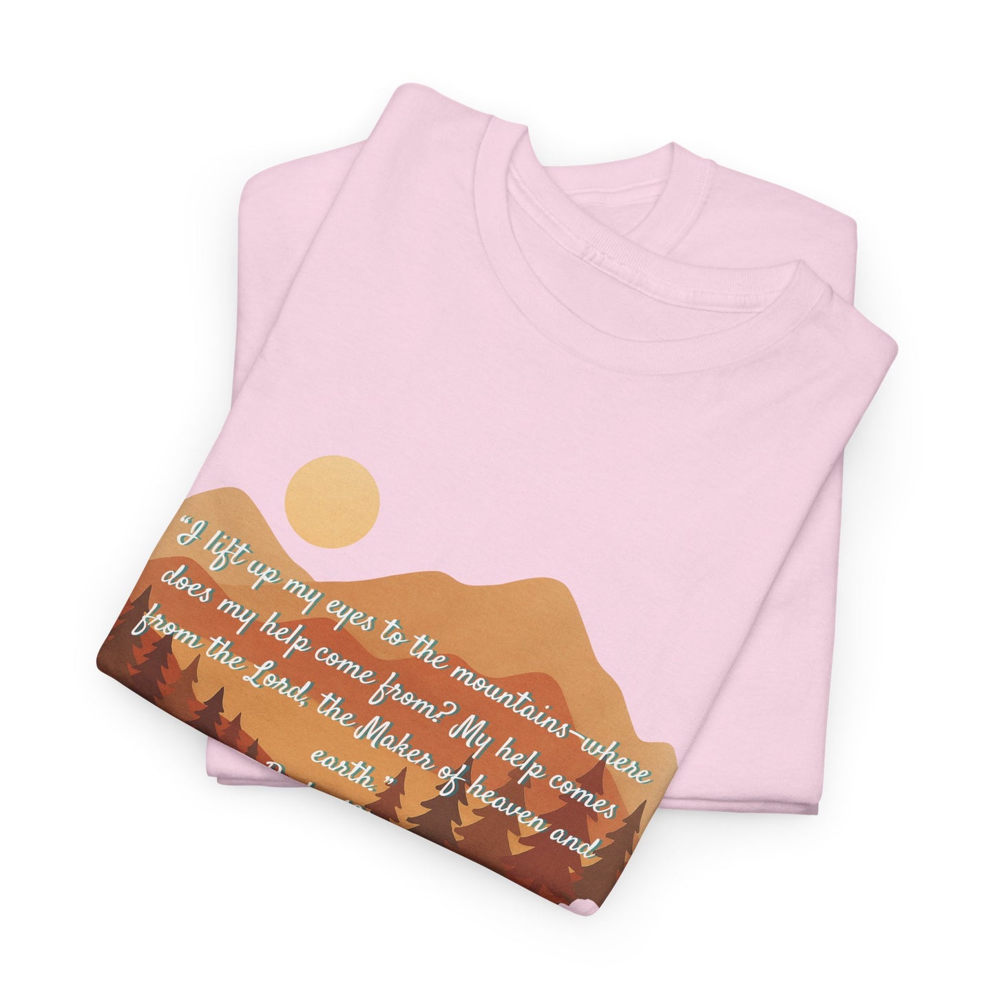 Nature-Inspired Unisex Heavy Cotton Tee, Adventure Tee, Outdoor Lover Shirt, Gift for Hikers, Motivational Tee, Eco-Friendly Fashion