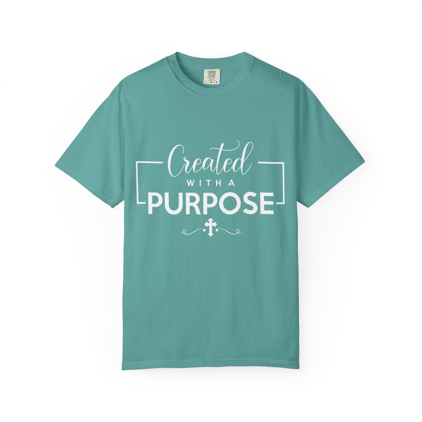 Created with a Purpose Unisex Garment-Dyed T-Shirt" Comfort Colors 1717