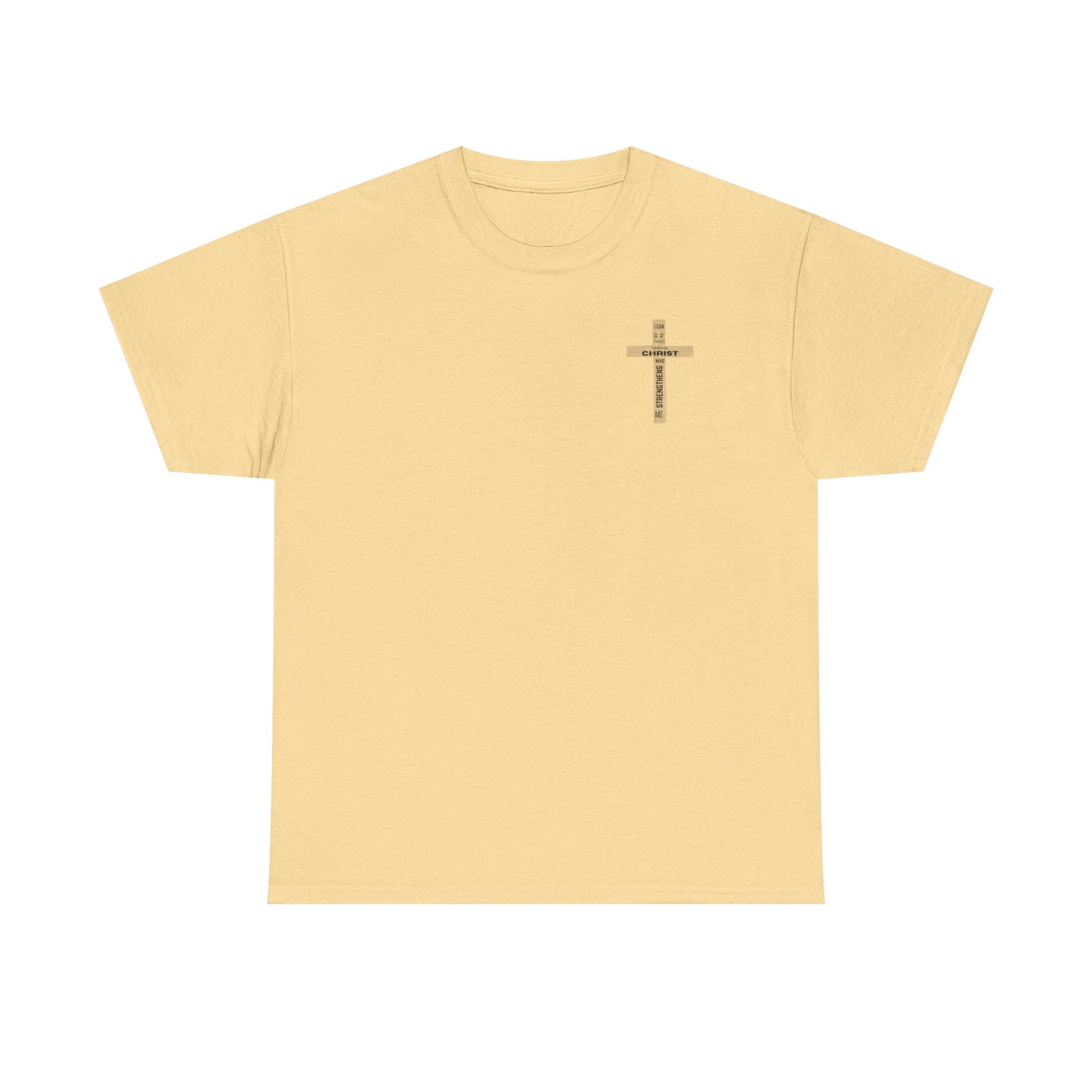 Faith-Inspired Tee - 'I Can Do All Things Through Christ'