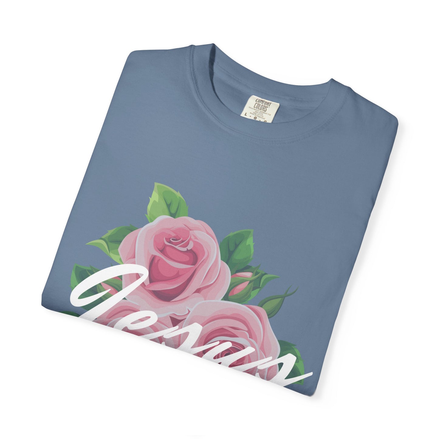 Jesus Floral T-shirt, Vintage Shirt, Christian Apparel, Flower Graphic Tee, Faith-based Gift, Unisex Fashion